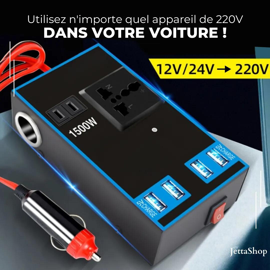 Omvormer voor universele auto-aansteker - Jetta ChargeInverter™ (BEPERKTE PROMOTIE)
