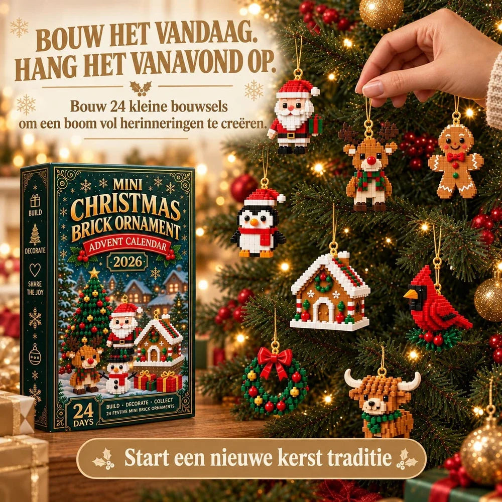 Kerstbouwkalender – 24 Dagen een Nieuwe Mini Kersthanger