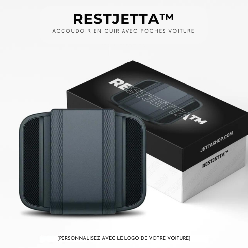 Lederen armsteun met opbergvak - RestJetta