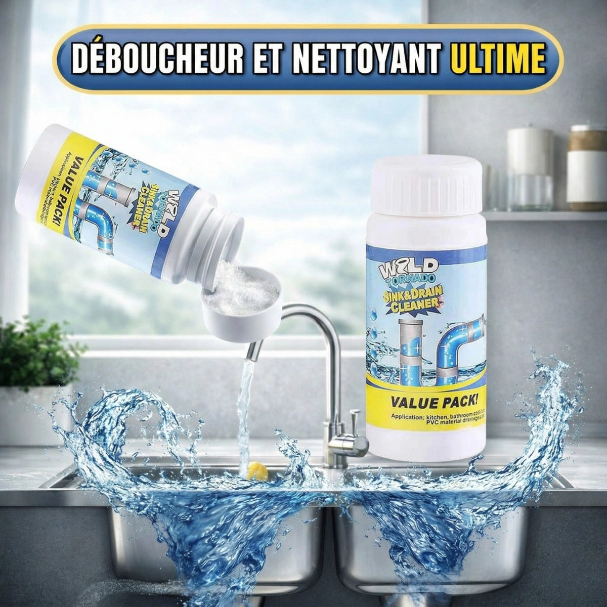 Jetta | Déboucheur Mousse Active – WildTornado™ Pro (PROMOTION LIMITÉE)