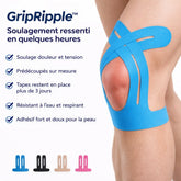 Voorgesneden Kinesiotape voor de Knie – GripRipple™
