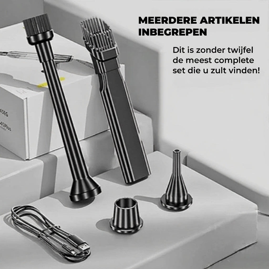 MaxJetta™ Draagbare Stofzuiger + 4 EXCLUSIEVE ACCESSOIRES [EXCLUSIEF CADEAU]