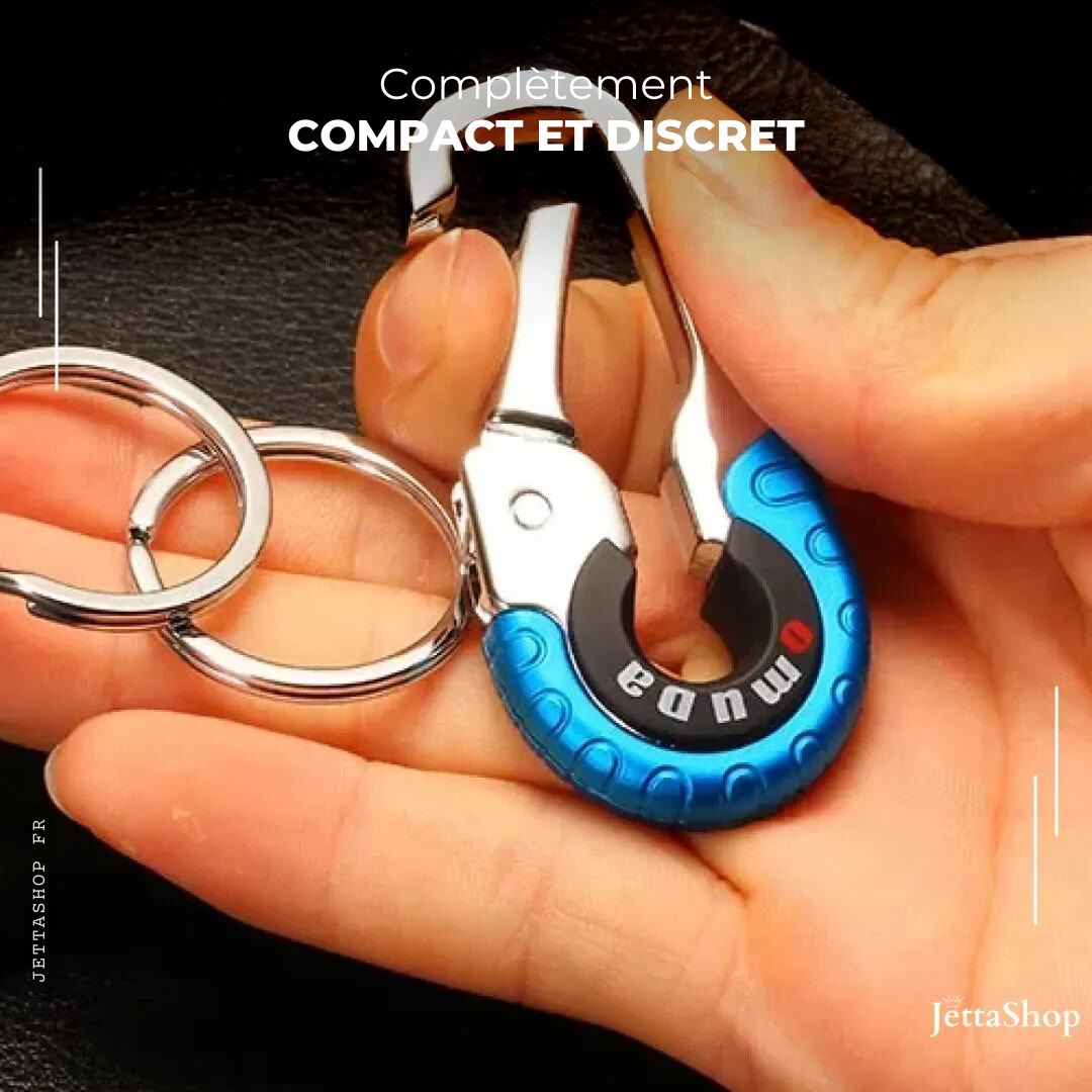 Sleutelhanger voor de auto van gesmeed metaal - Jetta MetalKey™