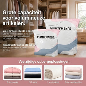 SpaceMax™ | 3D-compressiezakken zonder pomp