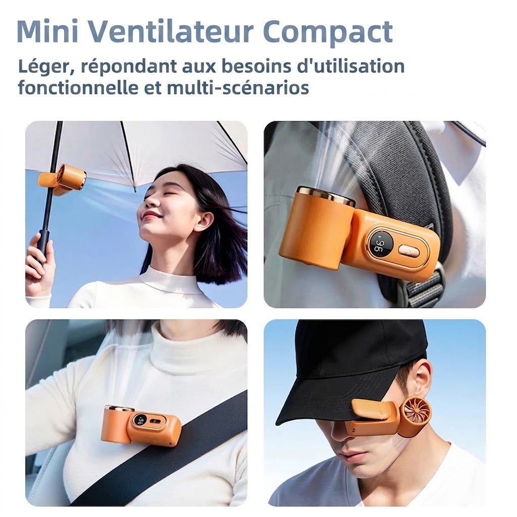 FrostAir Pro™ | Oplaadbare Draagbare Krachtige Ventilator