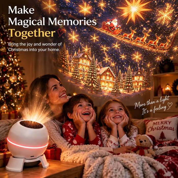 🎄 Magische kerstprojectielamp – tovert elke kamer om in een feestelijk kerstparadijs