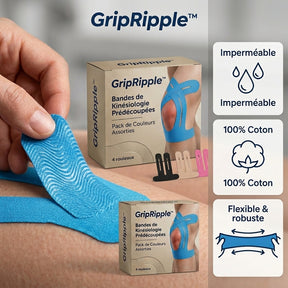 Voorgesneden kinesiotape voor de knie – GripRipple™ (GRATIS VERZENDING)