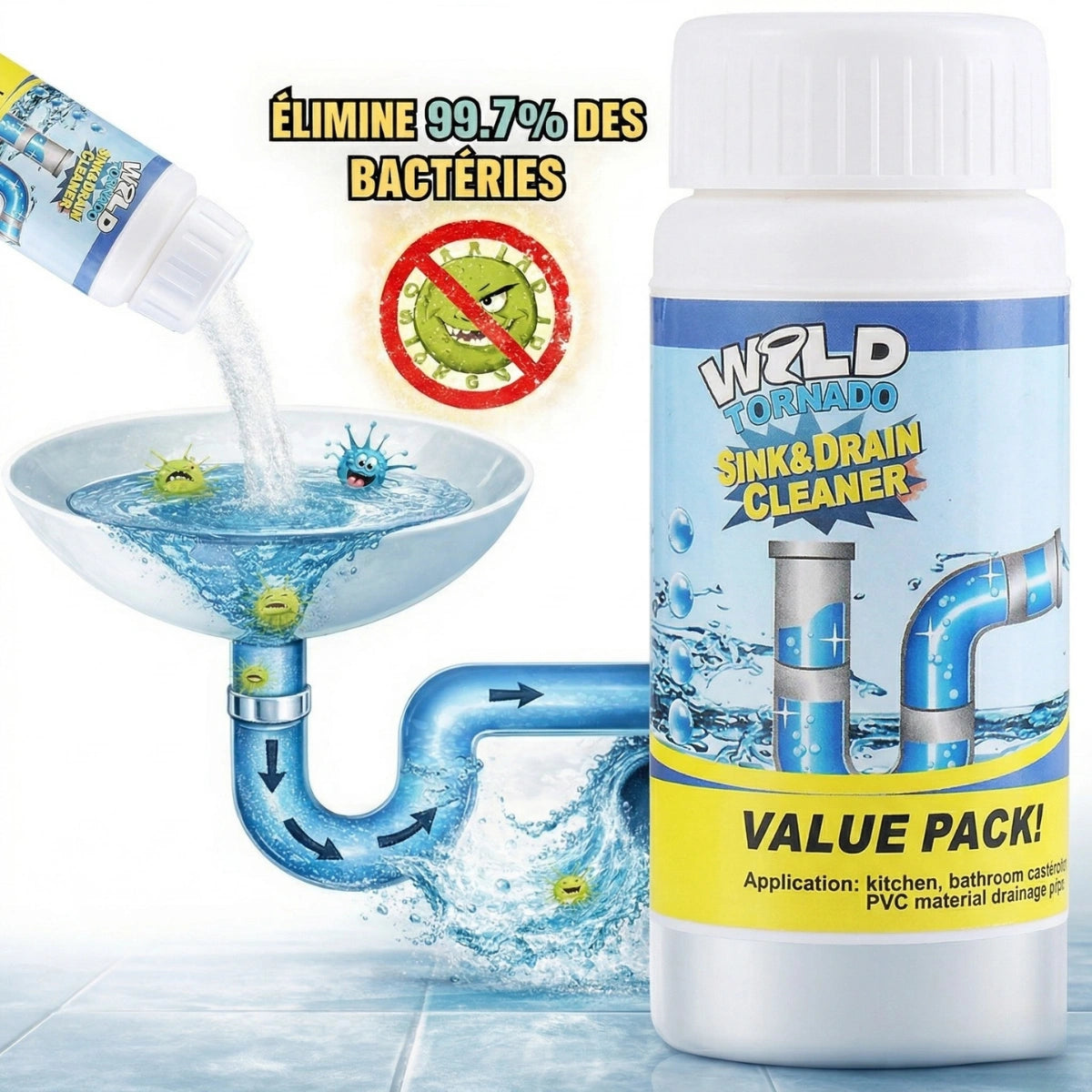 Jetta | Rioolontstopper met Actief Schuim – WildTornado™ Pro