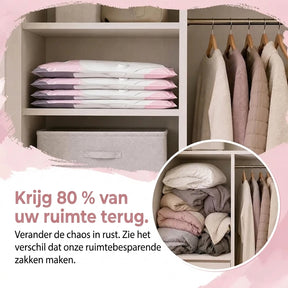 SpaceMax™ | 3D-compressiezakken zonder pomp