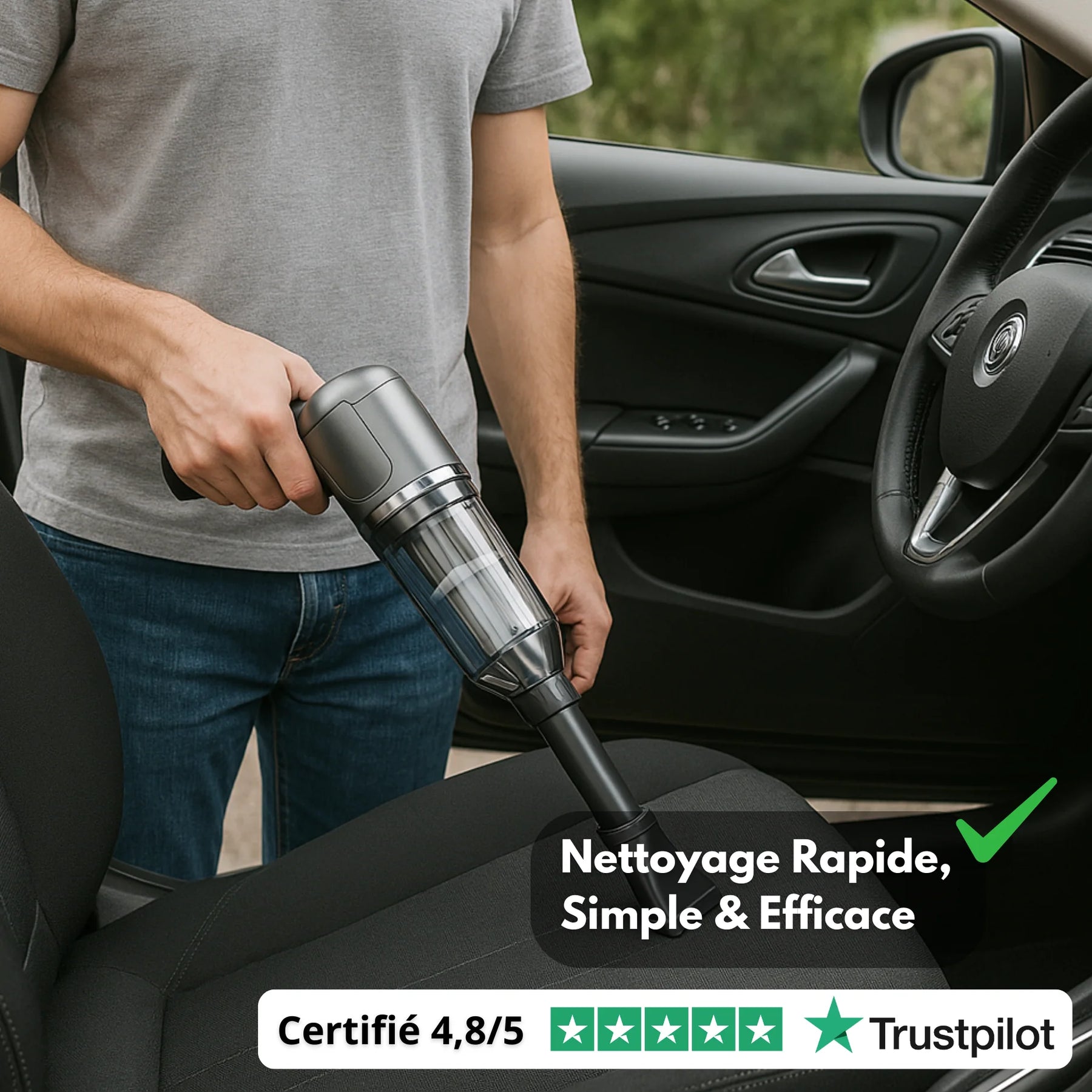 Jetta | Draadloze Autostofzuiger – CleanJet™ D40