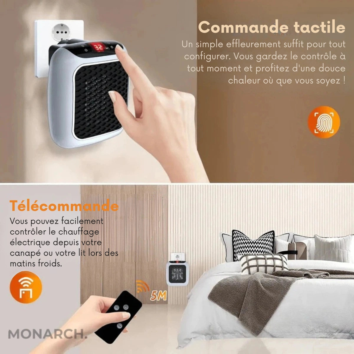 HeatWave™ - Chauffage mural portable