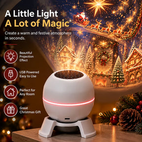 🎄 Magische kerstprojectielamp – tovert elke kamer om in een feestelijk kerstparadijs