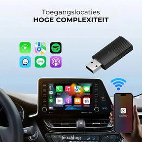 Adaptateur CarPlay/Android Auto sans fil pour multimédia - DriveJetta Mini™