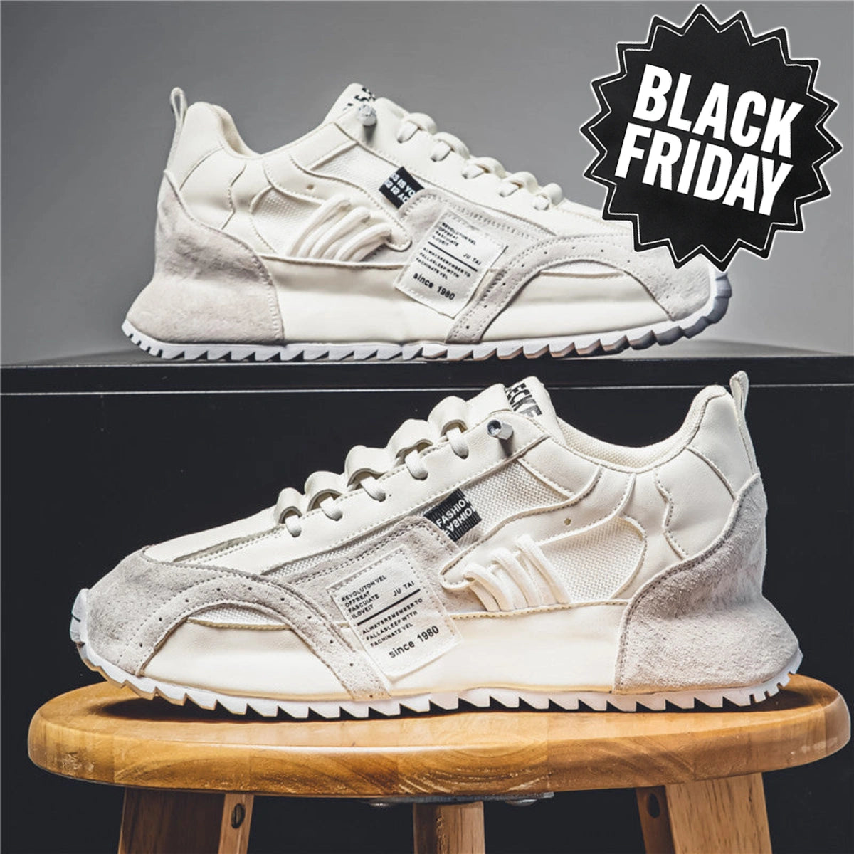 Herensneakers Mode en Comfort - JettaConfort - [BLACK FRIDAY] - [KOOP 1, ONTVANG 2]