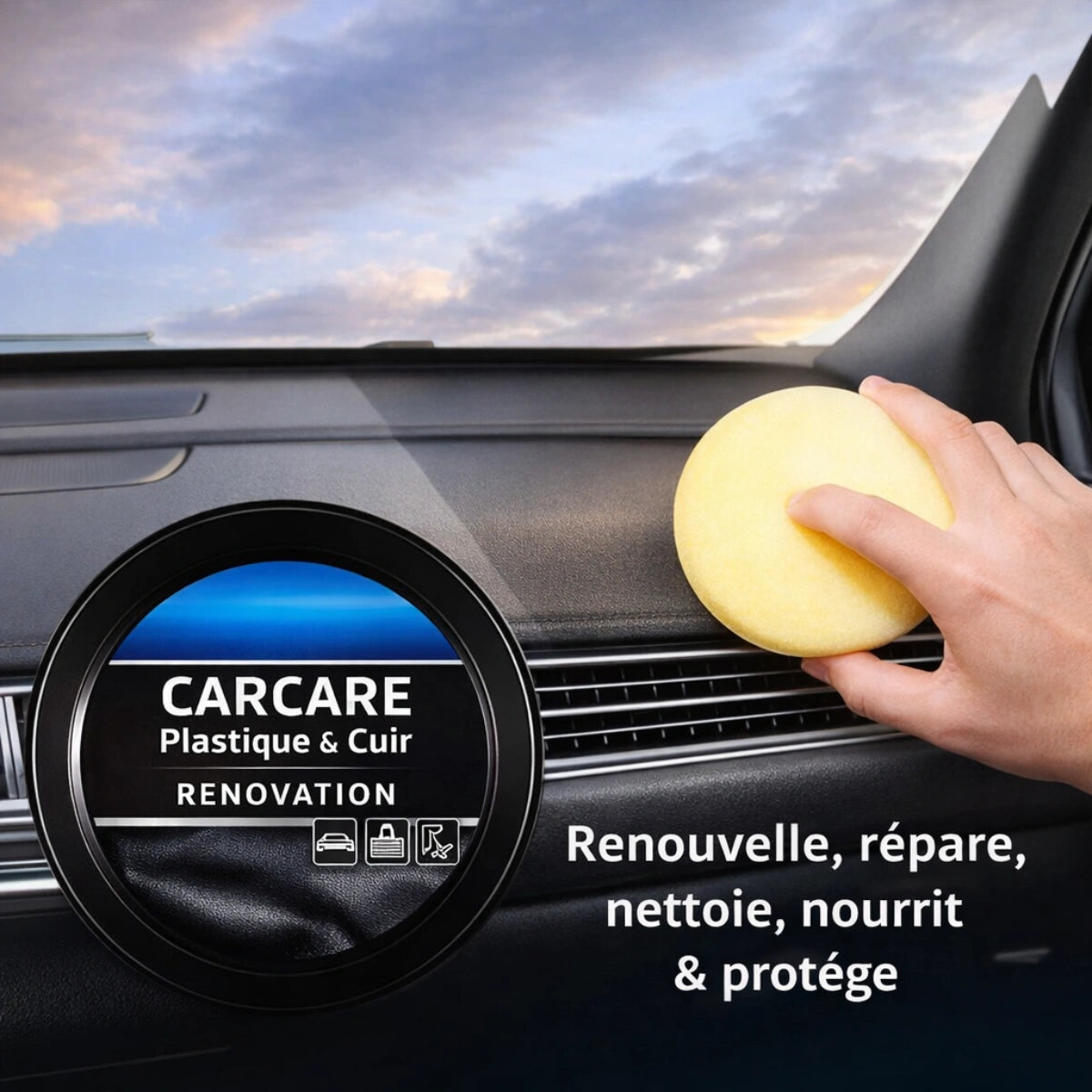 CarCare™ – Herstellende crème voor auto-interieurs (leer & kunststof) | KOOP 1, KRIJG ER 2!