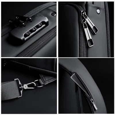 BagShoulder™ – Sac à Bandoulière Antivol avec Code et Port USB [ACHETEZ-EN 1, OBTENEZ-EN 2]