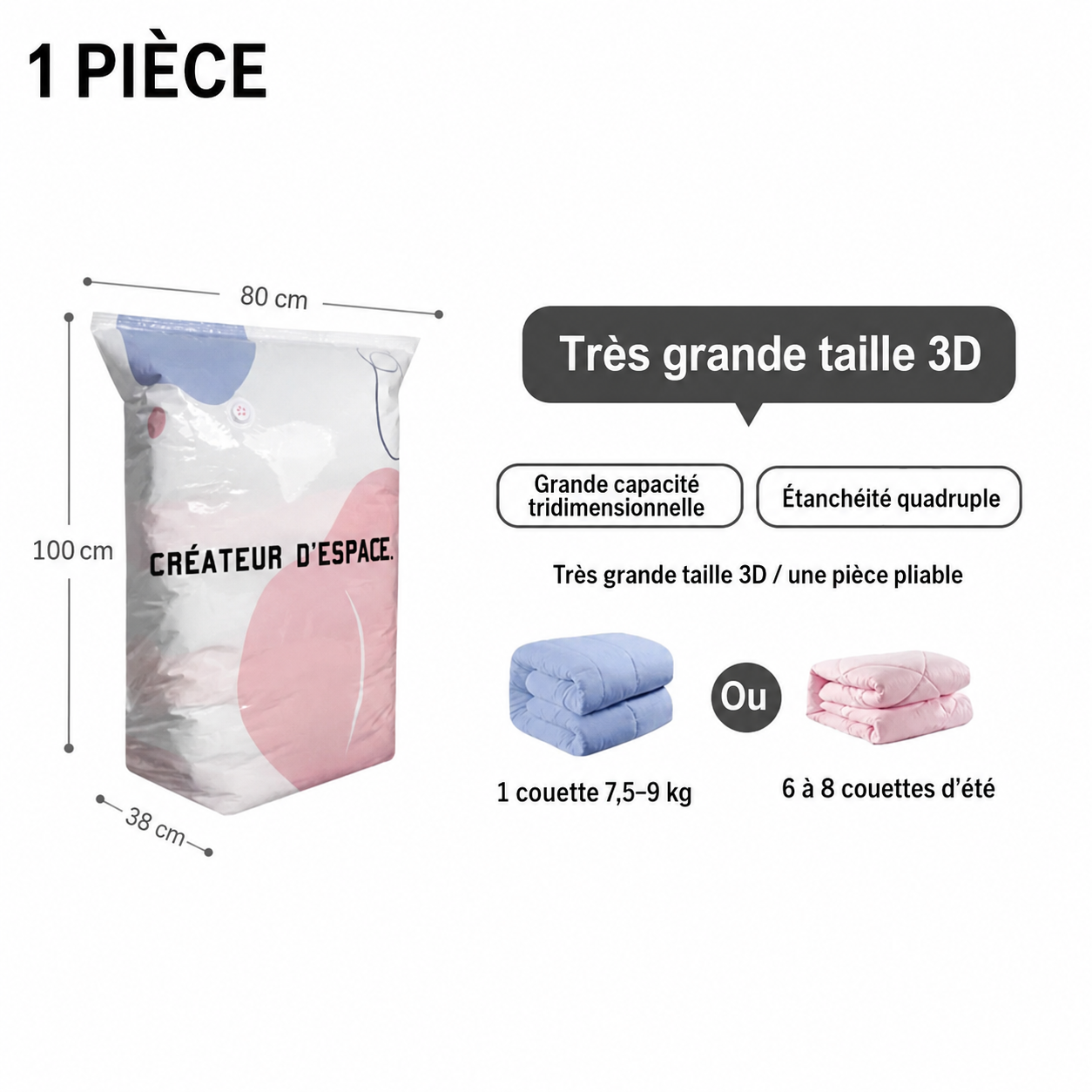 SpaceMax™ | 3D-compressiezakken zonder pomp