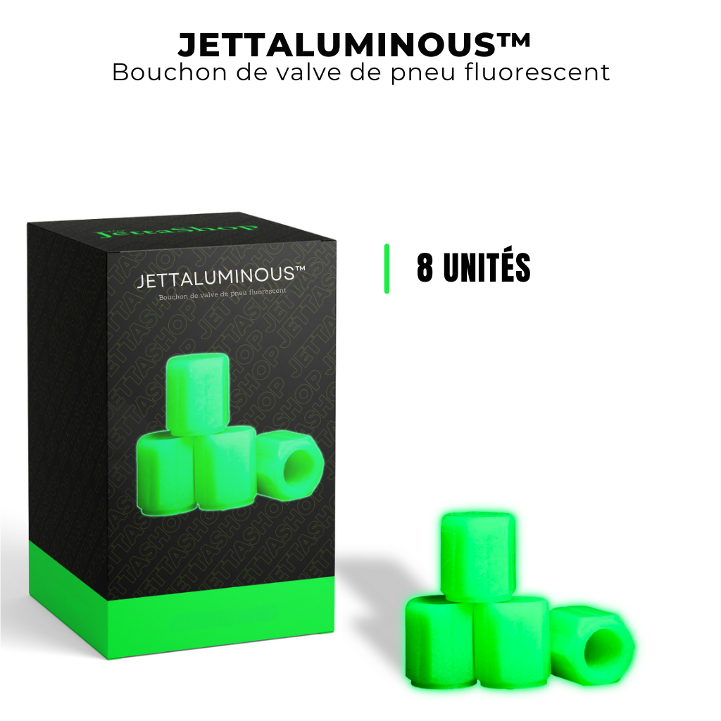 Fluorescerende Ventieldopjes - JettaLuminous™ [BEPERKTE VOORRAAD]