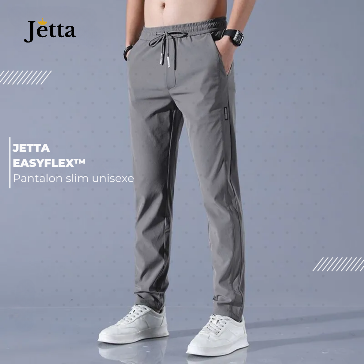 Unisex slimfit broek - Jetta EasyFlex™ [KOOP 1, KRIJG 2] - BEPERKTE VOORRAAD