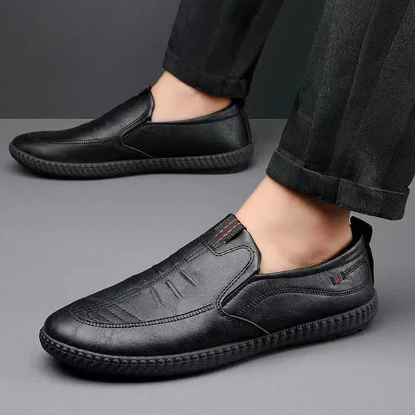 Casual instaploafers voor heren, van leer