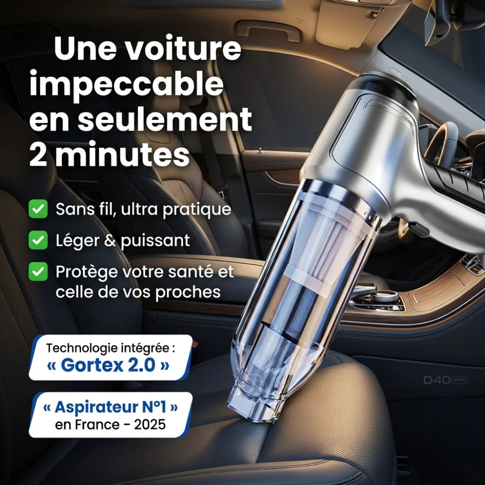 Jetta | Draadloze Autostofzuiger – CleanJet™ D40