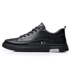 Baskets décontractées en cuir véritable - Sport plat - [BLACK FRIDAY] - [ACHETEZ 1, RECEVEZ 2]