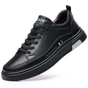 Baskets décontractées en cuir véritable - Sport plat - [BLACK FRIDAY] - [ACHETEZ 1, RECEVEZ 2]