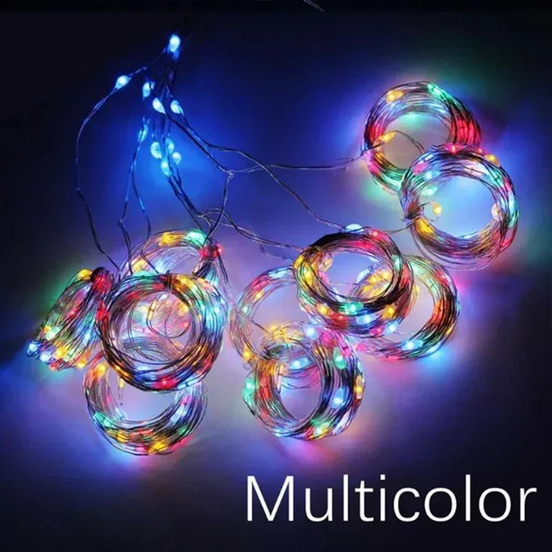 3M LED-gordijn Lichtslingers Fee Decoratie USB Vakantie Garland Lamp 8 Modus Voor Huis Tuin Kerstfeest Nieuwjaar Bruiloft