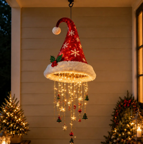 Verlichte Kerstmuts Hanglamp – Geef Elke Kamer Direct Een Warme Kerstgloed
