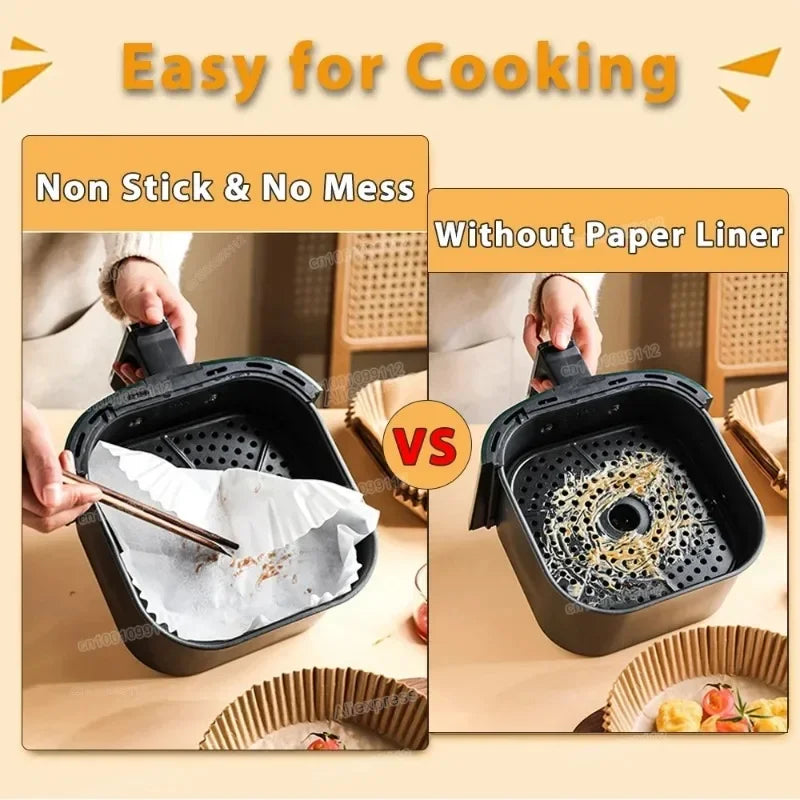 Antiaanbakpapier voor Airfryer