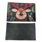 1/2pcs Christmas Carpet Door Merry Christmas Mat Festival Outdoor Decorations Home 2025 Navidad Xmas Ornament New Year 2026