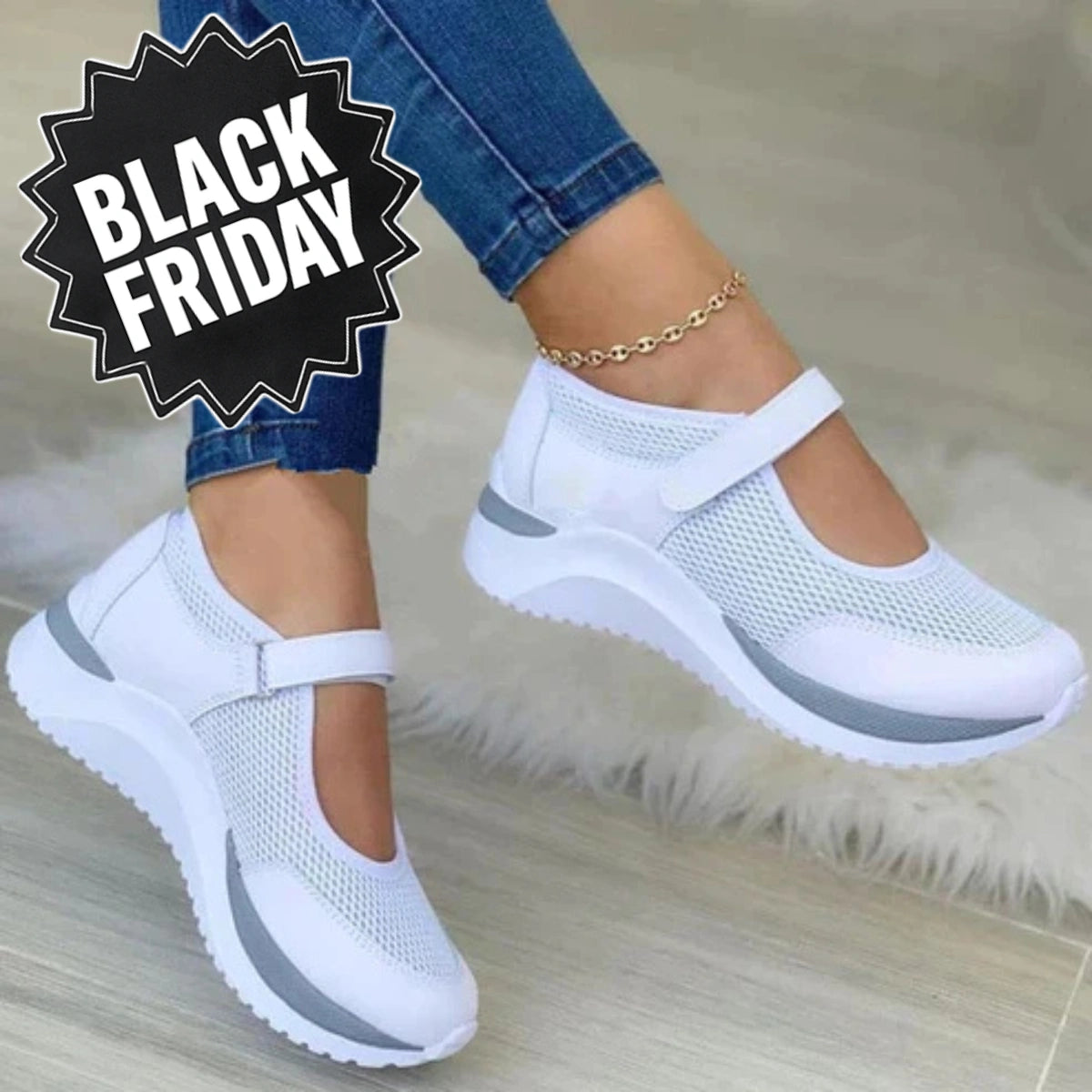 Leila Comfort+ Orthopedische Schoenen Dikke Zolen - [BLACK FRIDAY] - [KOOP 1, ONTVANG 2]