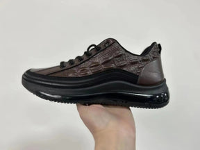 Italiaanse vrijetijdsschoenen voor heren met krokodillenprint en luchtkussen - JettaCroc™ - [BLACK FRIDAY] - [KOOP 1, KRIJG 2]